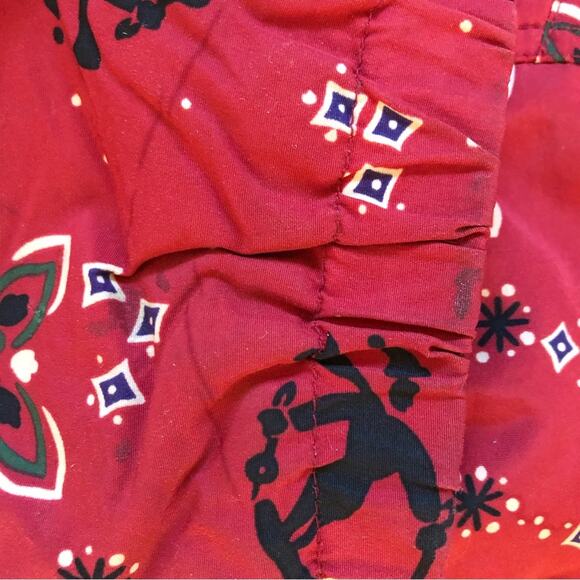 L.L. Bean Kids Vintage Hooded Ski Jacket Red Bandana Pocket Size 10-12 - Picture 4 of 13